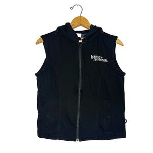 Harley-Davidson | Black Hooded Vest